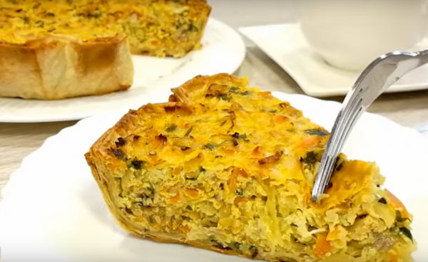 Пирог из капусты — простой и вкусный рецепт